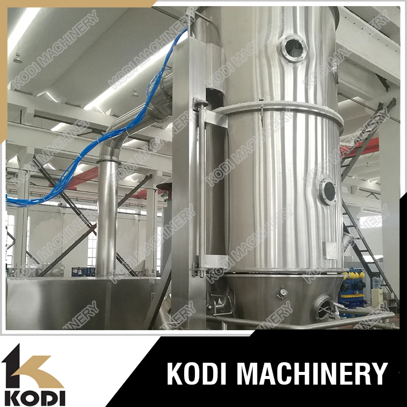 KODI FG Model Industrial Vertical Fluid Bed Dryer