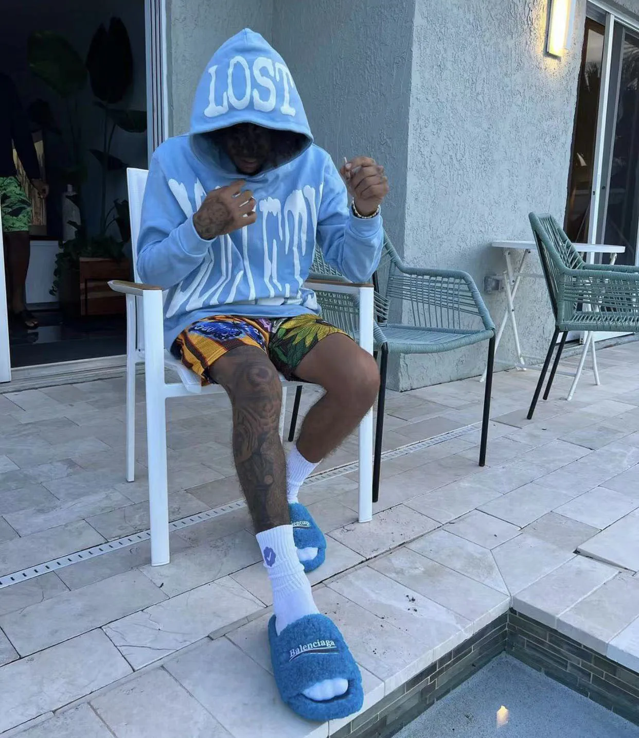 Mens No Pockets Cut Edge Hoodies Sweatshirts Custom Logo 3D Puff Printing French Terry Cotton No String Raw Hem Hoodie For Men