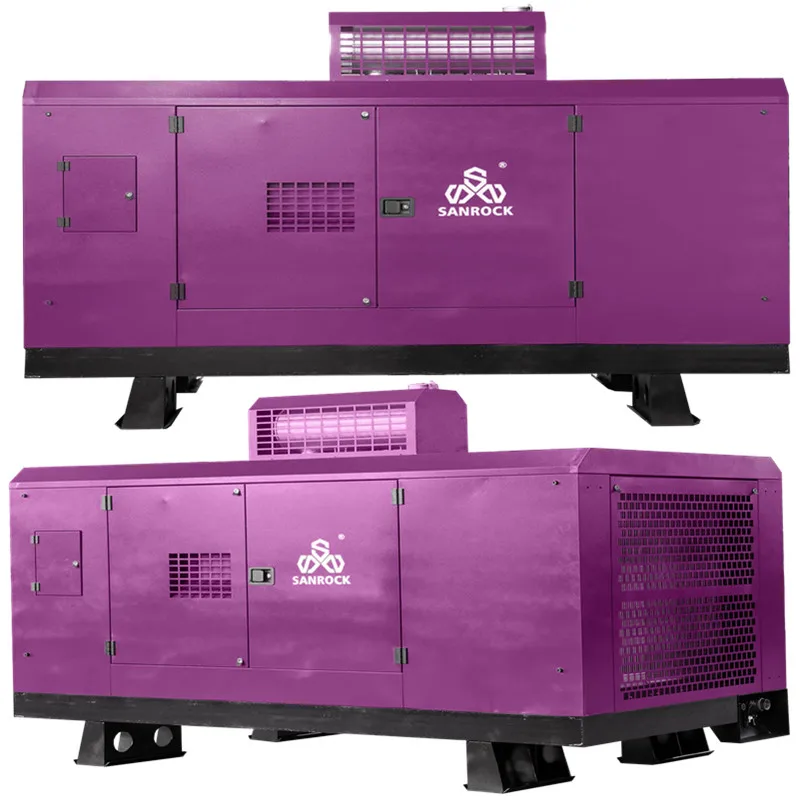SANROCK Diesel Screw Air Compressor Mining Rotary Screw Air Compressor Machine