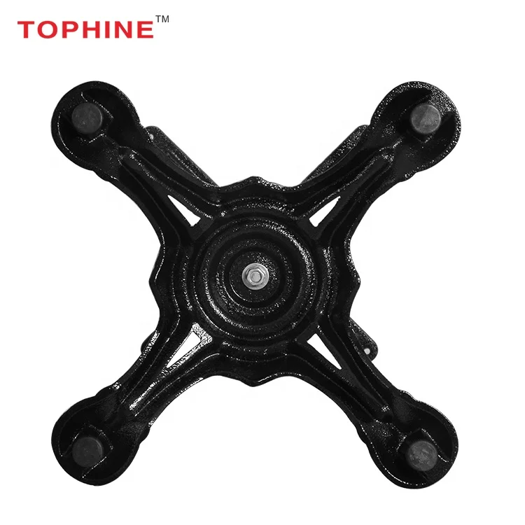 
TOPHINE Furniture Wholesale Antique Style Cross Cast Iron Table Leg table bases 