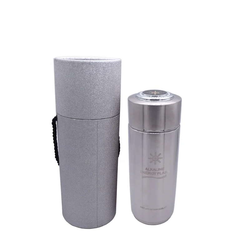 stainless steel vacuum alkaline water flask  water bottle with ionizer