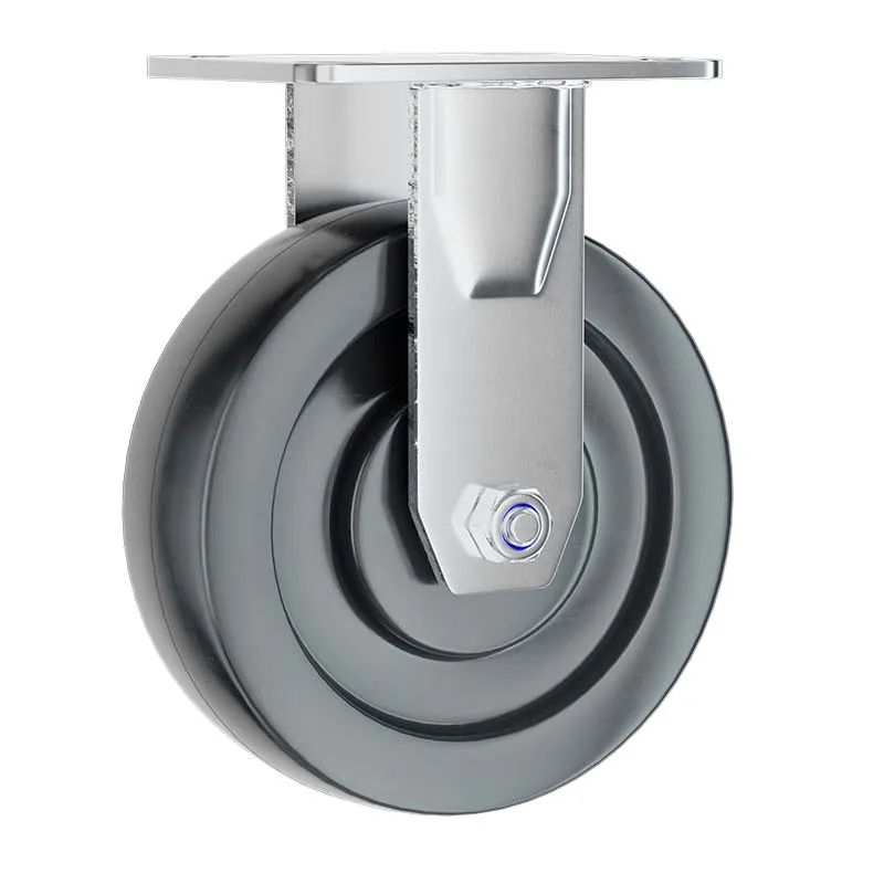 3/4/5/6/8  Inch Baking Trolley Castor High Temperature Swivel Heavy Duty Glass Filled Nylon Casters For BBQ and bakery