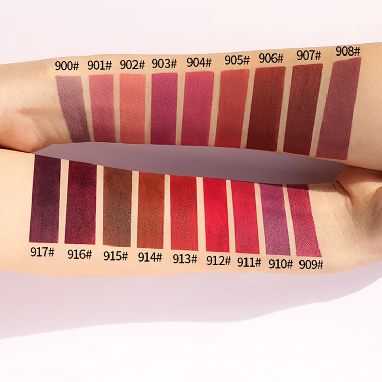 2022  Waterproof Nude Matte Glossy Sexy Red cosmetics Lip Tint Vegan mini pill lipstick sets
