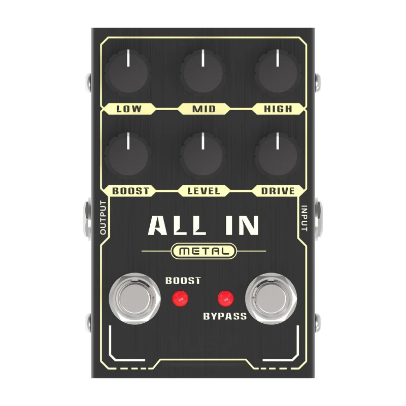 HUASHENG guitar accessories ALL IN True Bypass electric guitar multi effects pedal