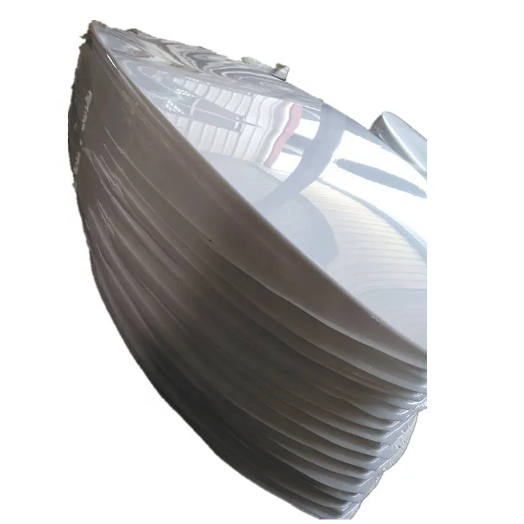 
Hard Plastic hull material, PC white boat, polycarbonate transparent canoe 
