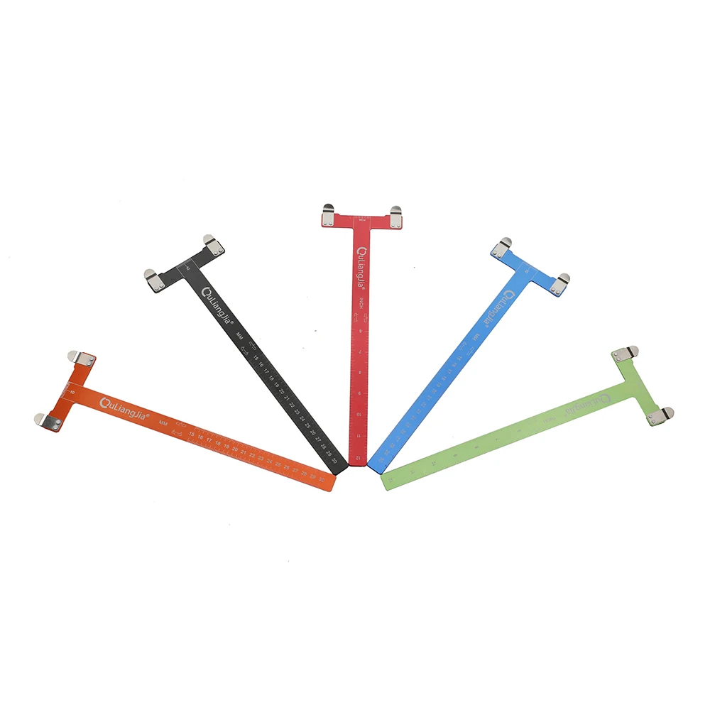 Ouliangjia Archery Aluminum Recurve Bow T Ruler T Gauge T Square  for Shooting