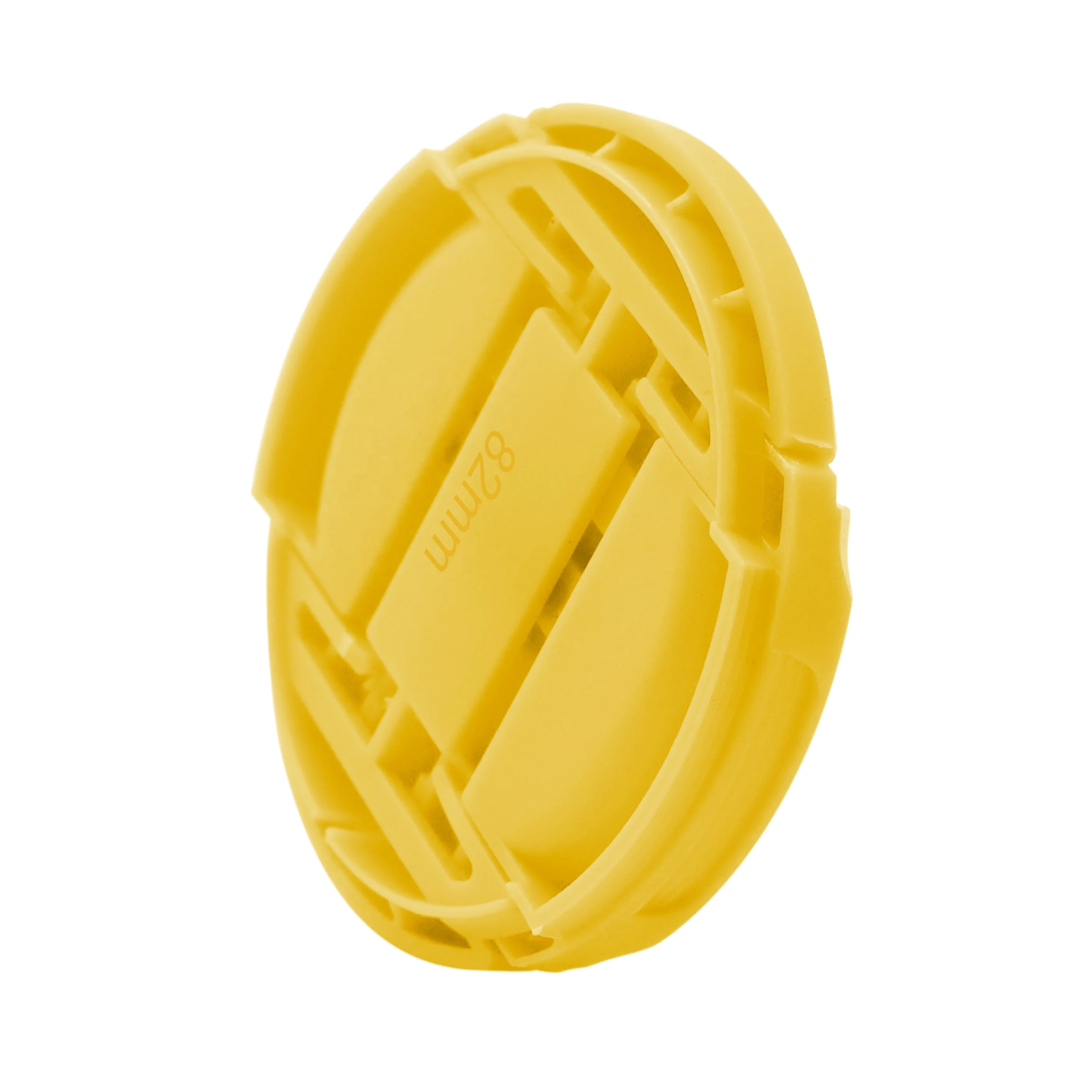 Yellow Center Inner Pinch Camera Lens Cap With Ati Lost Strap for Nikon For Canon For Nikon For Sony