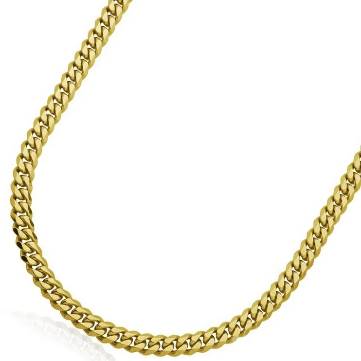 Manufacturers Custom Hot European and American Fashion Trend Rap Hip-Hop 18K Gold-Plated Exaggerated Necklaces