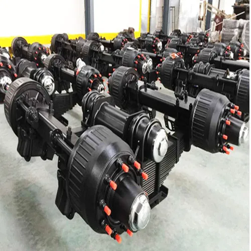 Factory Manufacture 24t Germany Type Bogie Suspension Use Trailer Axle