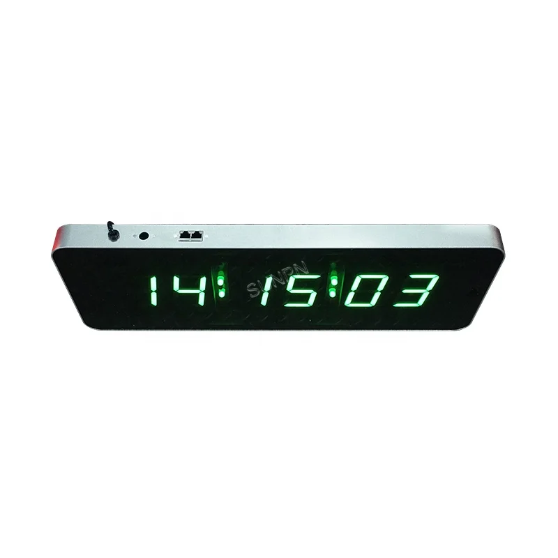 New Arrival of Wall mounted electronic digital clock NTP POE clock indoor for school hospital office factory usage