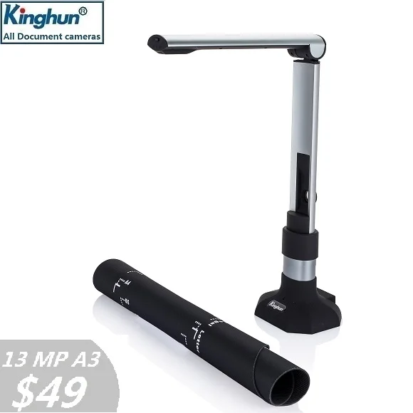 Document camera scanners Portable 13 mega pixel A3 scanning area large format Document camera for document scanning