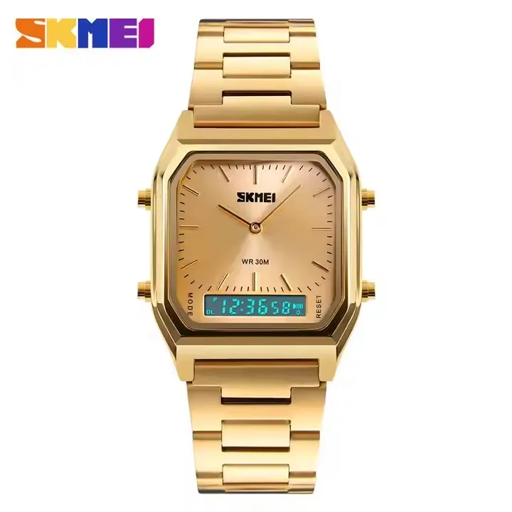 New SKMEI 1412 Sports Couple Watches Relogio Feminino Fashion Men Digital Watch Waterproof Display Date Week Female Wristwatch