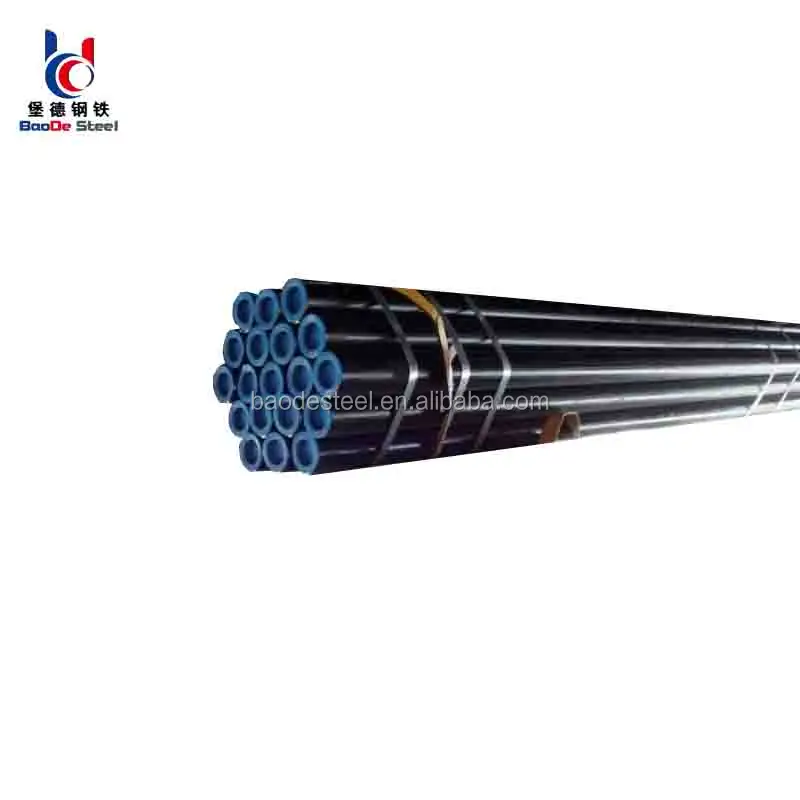 1/8-24 дюйма ansi b36.10 api 5l astm a106 b a53 gr. B sch40 sch80 конические концы черная бесшовная стальная труба и трубка из углеродистой стали