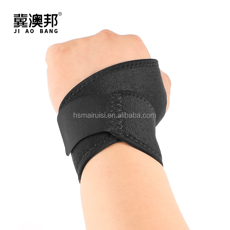 Best Selling Breathable Breast Mouse Pad Brace Strap Leather Splint Wrist Support Band Pro Action