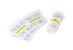 Wholesale Paper Cup Raw Material Single PE Coated Paper Cup Fan