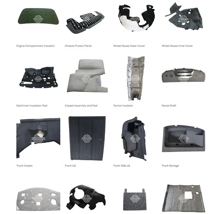 Factory Direct Sale Resinated Felts Heat And Sound Insulation Car For Engine Compartment Insulator