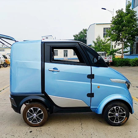 China electric cargo cars four wheelers car li-ion battery range 100km front disc rear drum 60V 3000w 80Ah