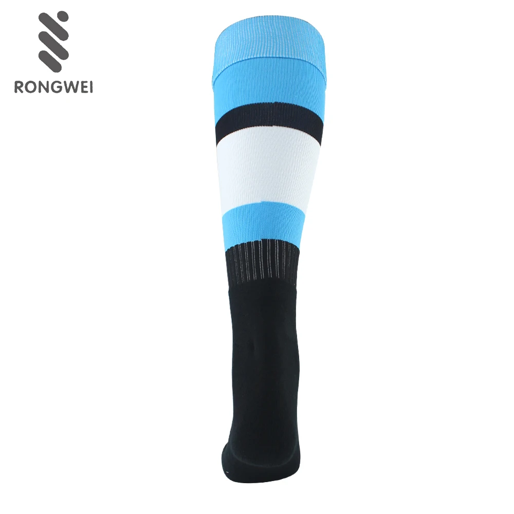 Wholesale Professional Club Use Striped Custom Anti Slip Soccer Socks