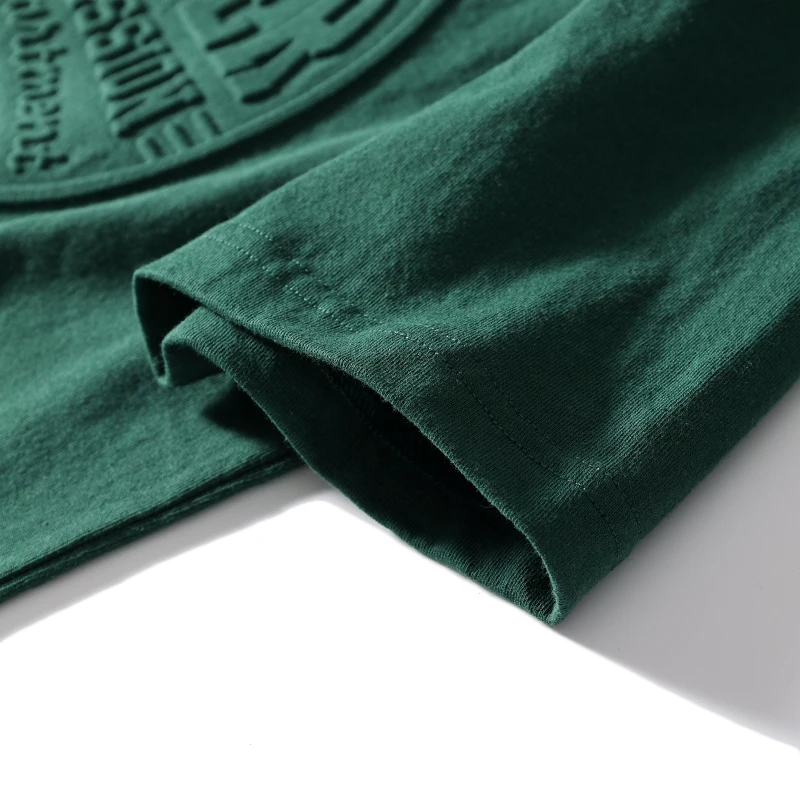 Oem Clothing Custom High Quality 100 Thick Cotton Men Oversized T Shirt Camiseta Premium Embossed T Shirt