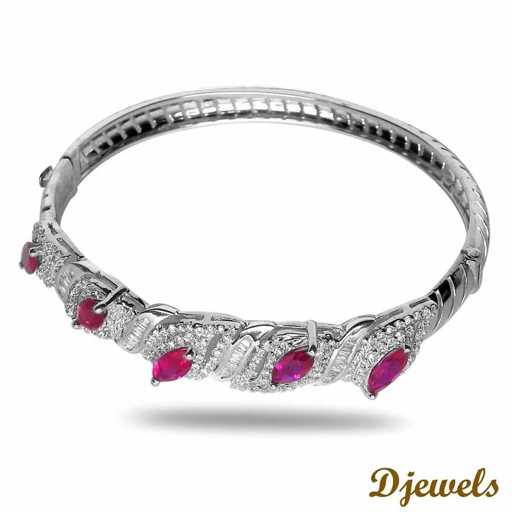 This Beautiful Bracelet is Crafted with Certified Diamonds 3.10 Cts & Stone (2.10) with 25.350 Grms 100% Hallmarked HUID Gold.