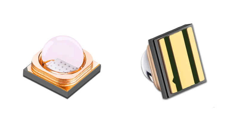 led factory custom 60deg Glass lens 3939 size SMD Epileds 56mil chip 5W UV 365NM 370NM LED diode