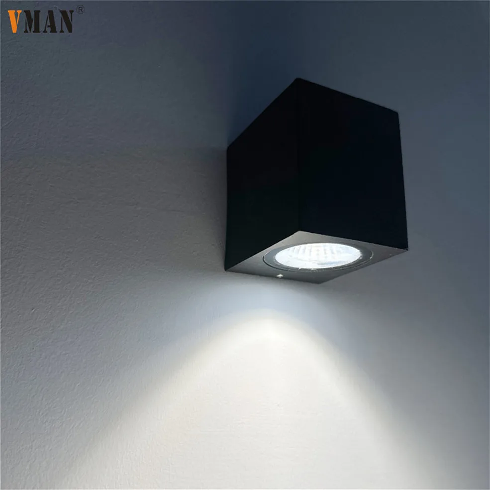 China Wholesale Gold Supplier Villa ip65 Waterproof Aluminum LED Goose Neck Fixable Wall Lamp