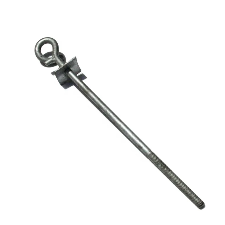
High quality galvanized power accessories pigtail bolts, pig eye bolts  (60819808878)