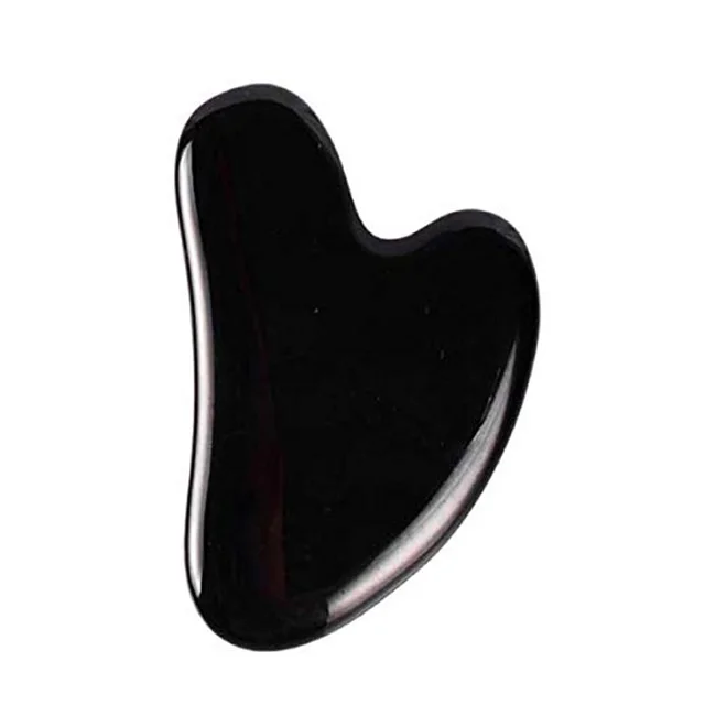 Лидер продаж, популярные массажные косметические товары из обсидиана Black Gua sha