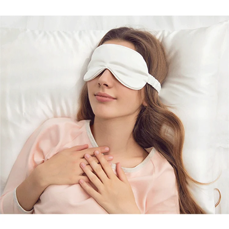  100% Шелковая дышащая косметическая маска для глаз женщин eyemask с индивидуальным