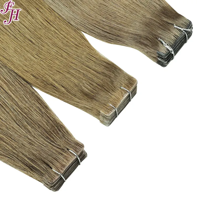 FH Straight Injected Tape in Tape Hair Extension 100g Skin Weft Invisible Tape in Human Hair Extensions