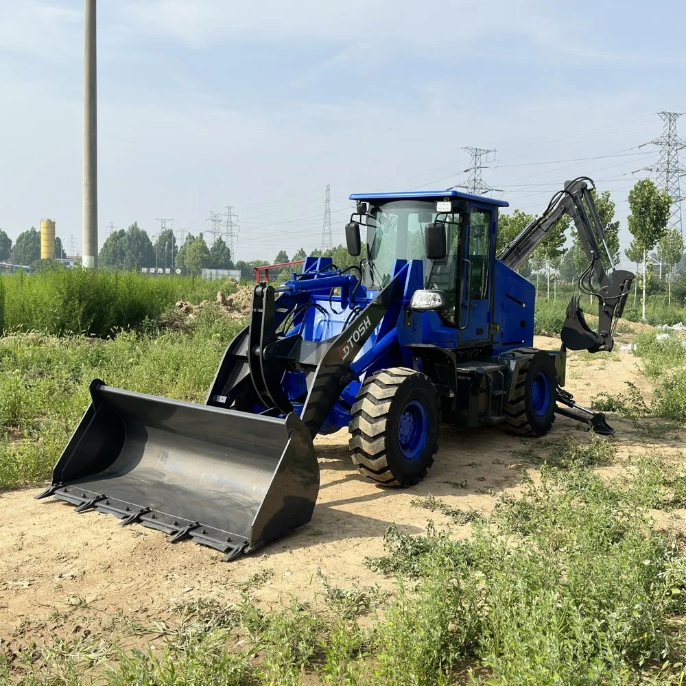 TOSH Mini Tractor With Front Loader And Backhoe Optional Accessories