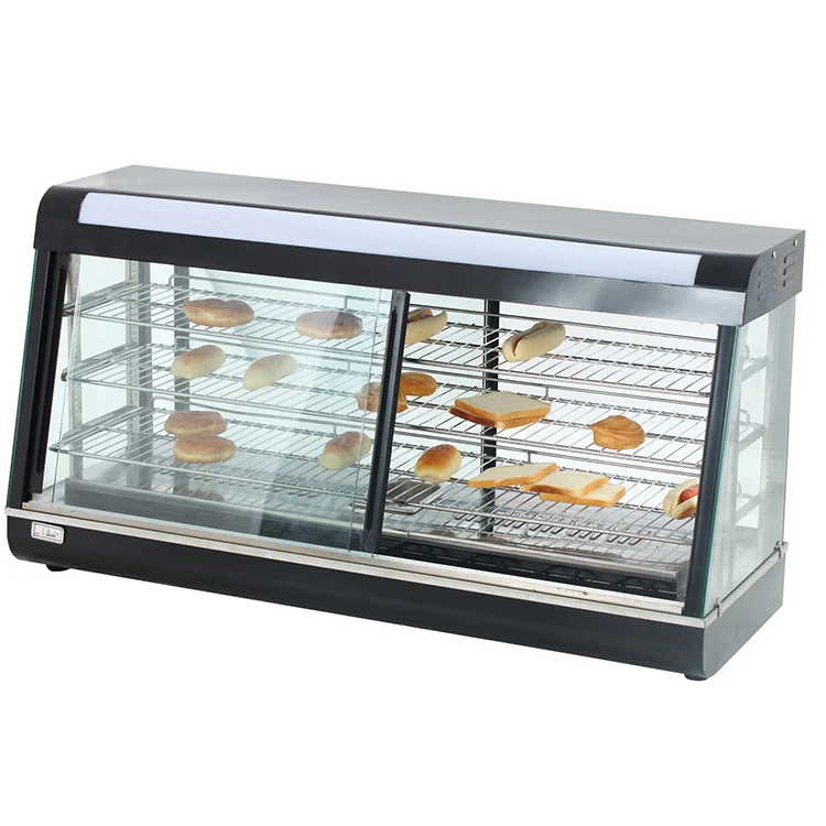 
2020 Curved Glass Electric Food Warming Display Showcase/High Efficiency Food Warmer 