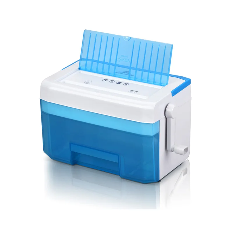 Hot sale MINI a4  manual plastic paper shredder machine for office