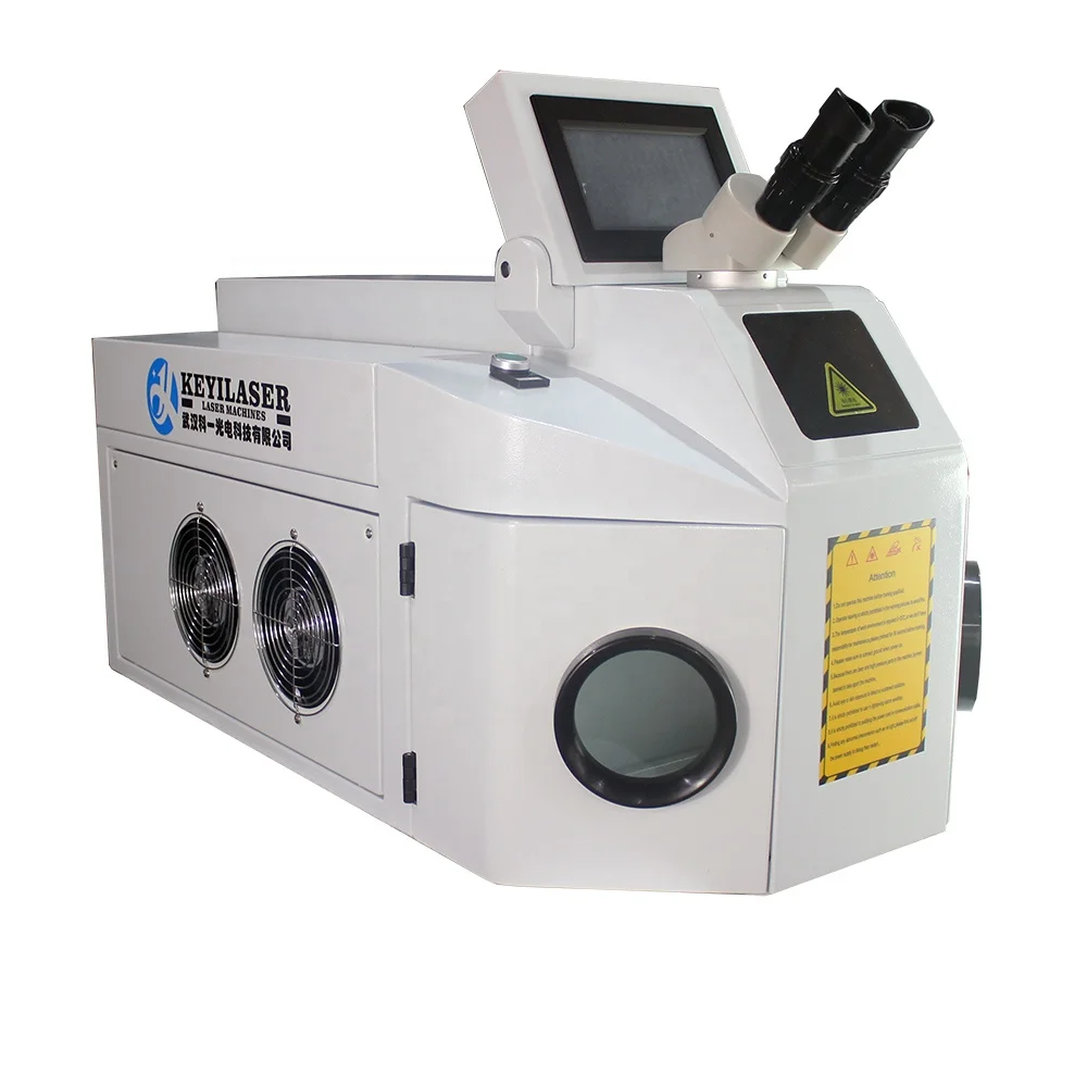 KEYILASER Metal Dental Jewelry Repair Tabletop Laser Welder Spot Welding Machine for Glasses Gold Silver Welding