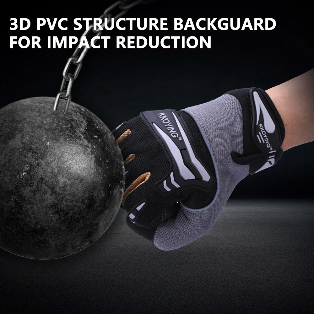 
Factory professional lace up machinel safety working touchntuff gloves for worker 