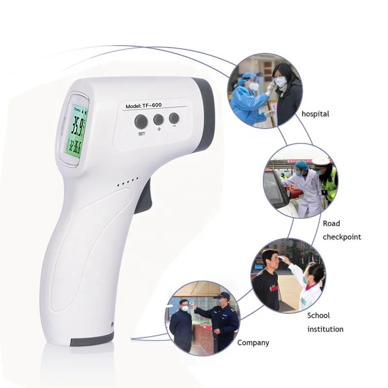 Лидер продаж 2020, бесконтактный термометр, инфракрасный термометр для использования в помещении и на улице, оптовая продажа