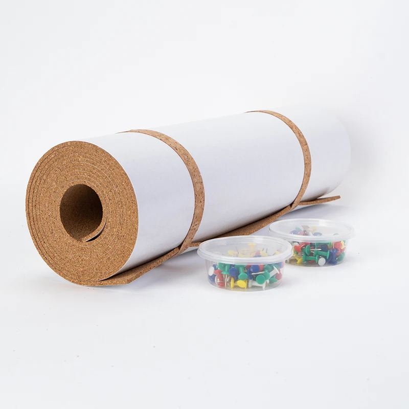 Wholesale Nature Color Imported Cork Roll High Quality Cork Sheet Rolls For Wall Or Floor