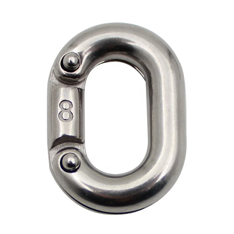 316 Stainless Steel Quick Connecting Rivet Ring SS 316 Metal Riveted Link Connection O Ring