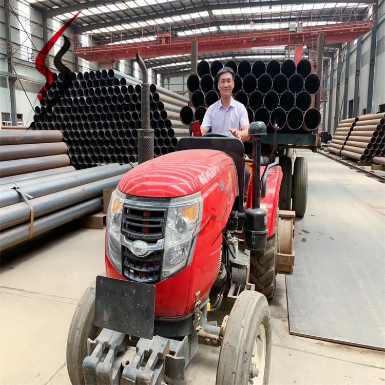 Competitive price black 800mm diameter steel pipe for railing price