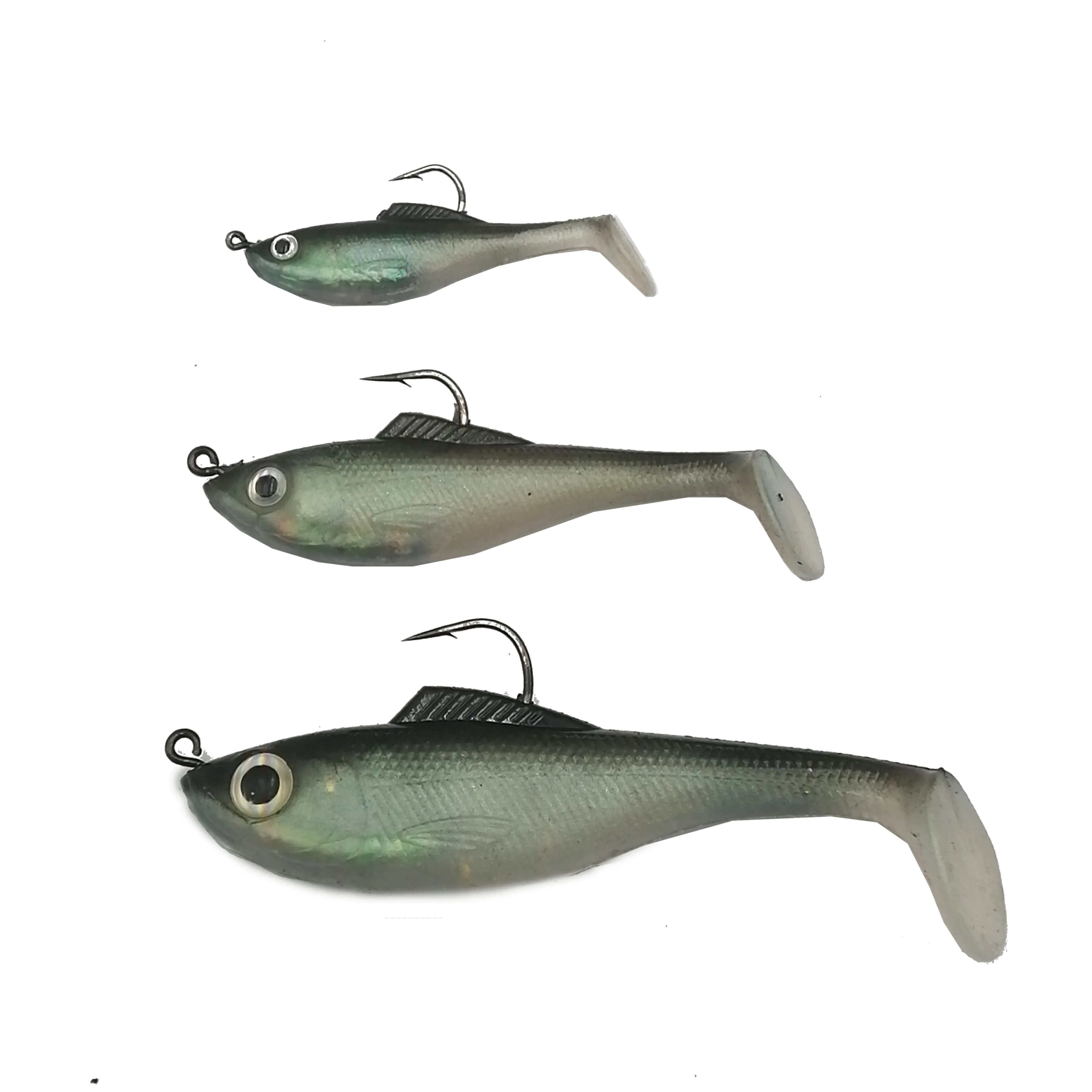 Пластиковая рыболовная приманка с крючком