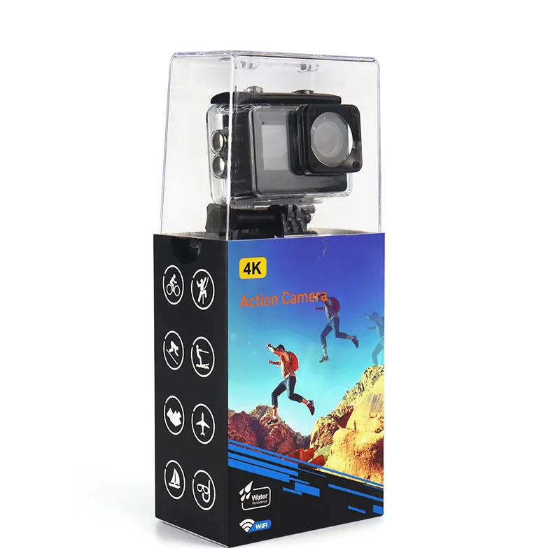 Экшн-камера wifi hd сенсорный экран видеозапись низкая цена go pro 9