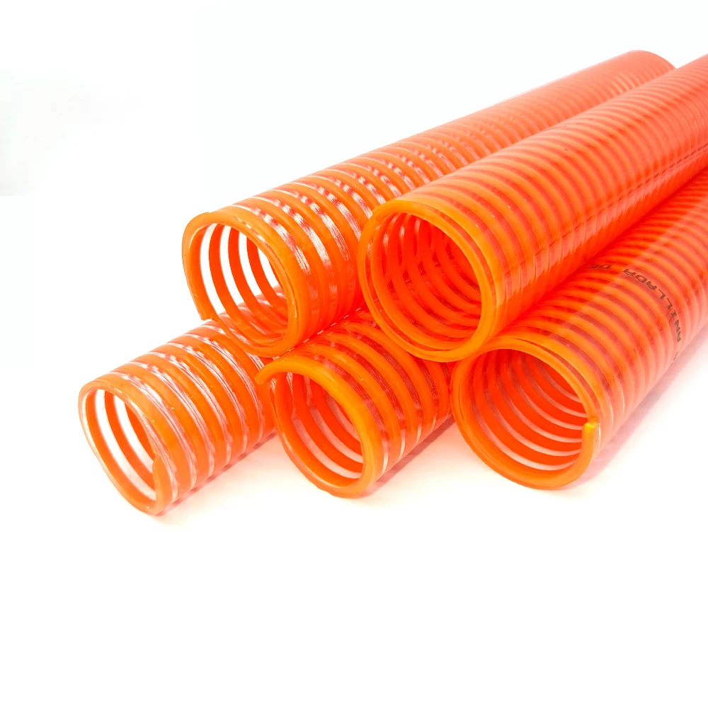 Flexible Spiral Helix Water Delivery PVC Suction Pipe Farm Irrigation Industrial PVC Water Sucion Hose