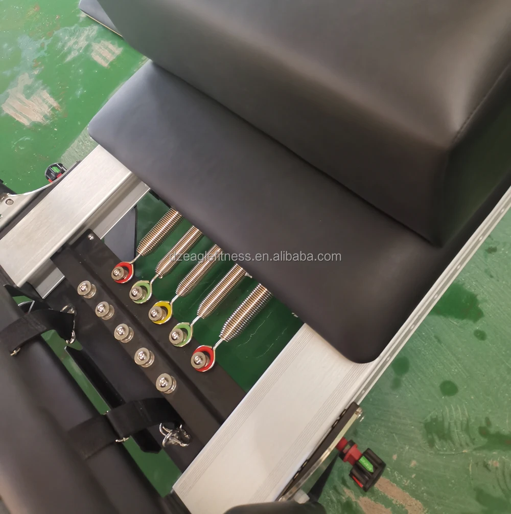 Commercial Pilates Aluminium Reformer with Half Trapeze