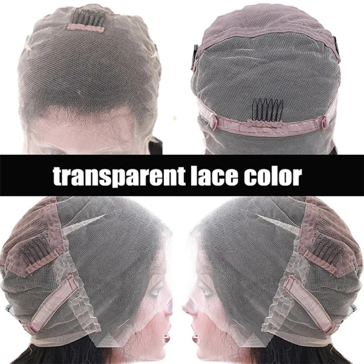 100% Human Hair Full Lace Frontal Wig Pre Plucked Brazilian Full Lace Wigs With Baby Hair For Black Women