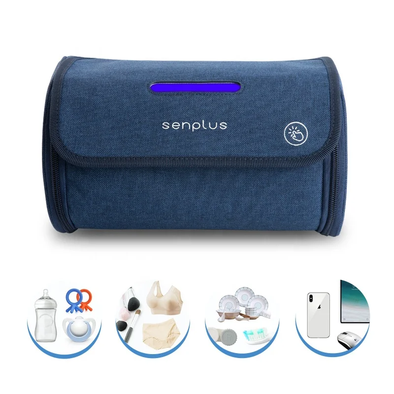 
Uv Bag Portable Led Sanitizer Box Home Travel Ultraviolet Light Disinfection Container For Baby Bottle Beauty Tools 