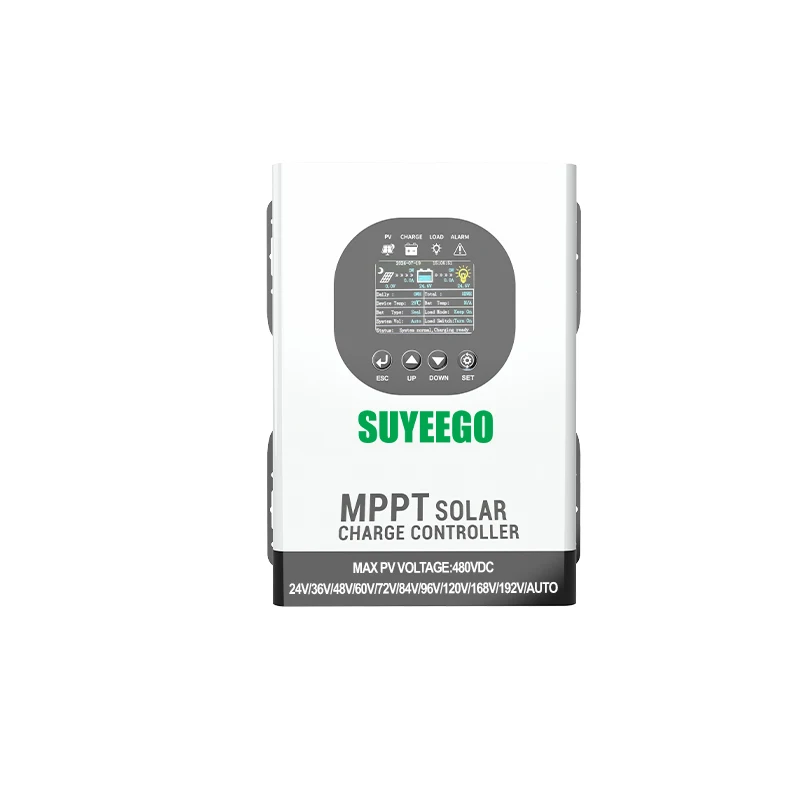 Solar Energy System 24v To 192v 60A Regulator Controllers PV Input Voltage 480VDC Auto Mppt Solar Charge Controller LCD Display