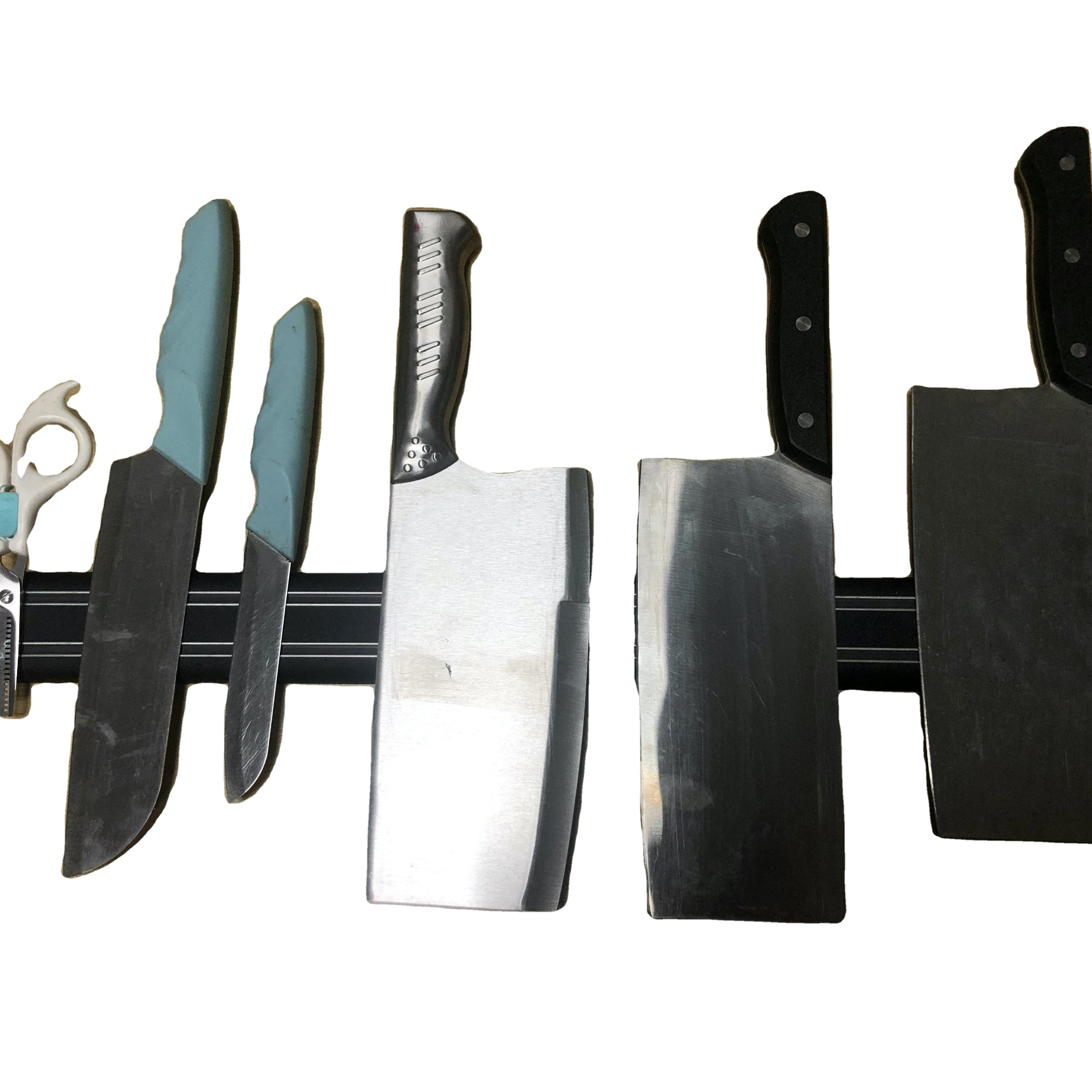 Magnet Knife Holder Multifunctional Hang Wall Magnet Knife Scissors Frame Knife Block Scissors Storage 33*5cm