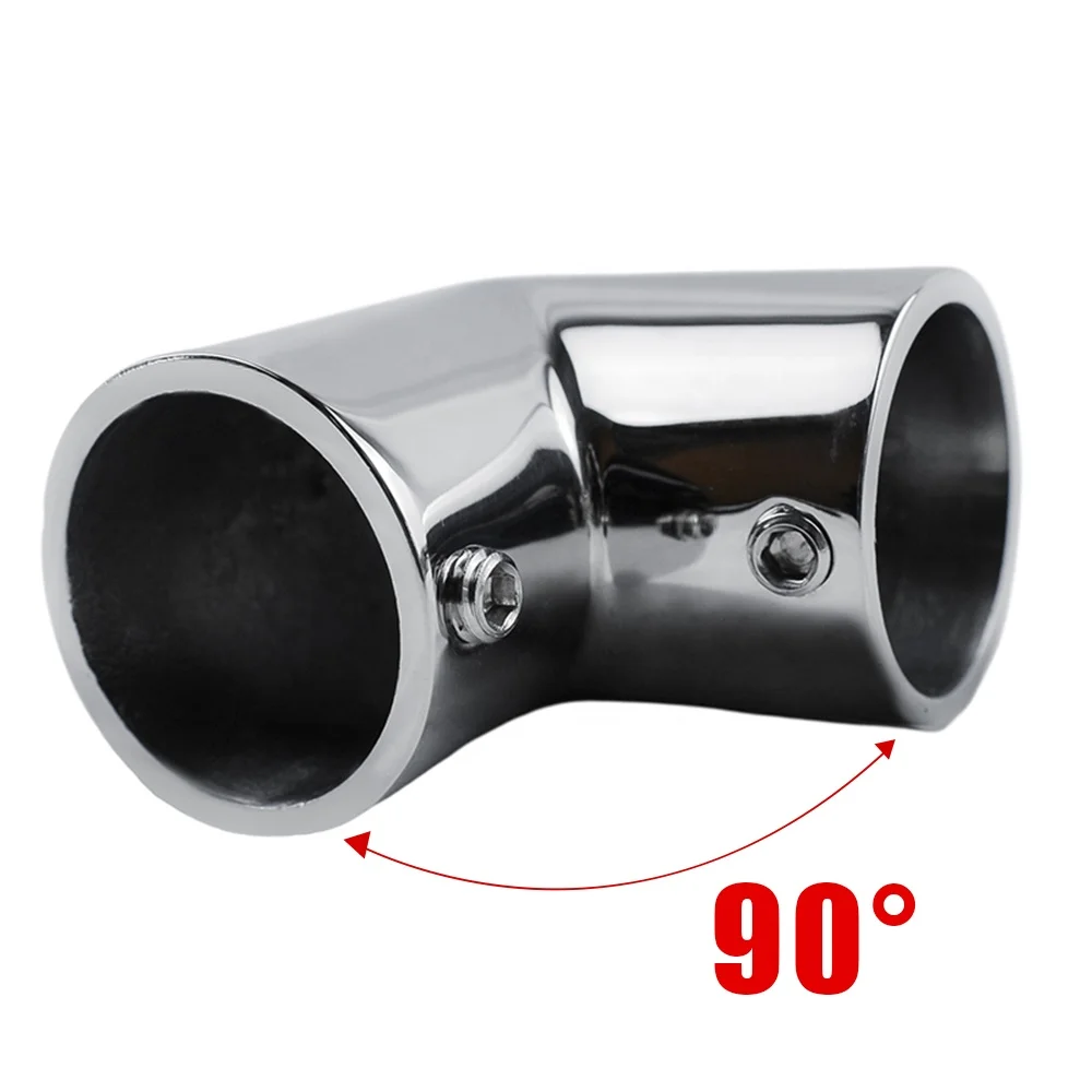 High Quality 316 Stainless Steel 90 Degree Boat Marine Stanchion Elbow for Boat
