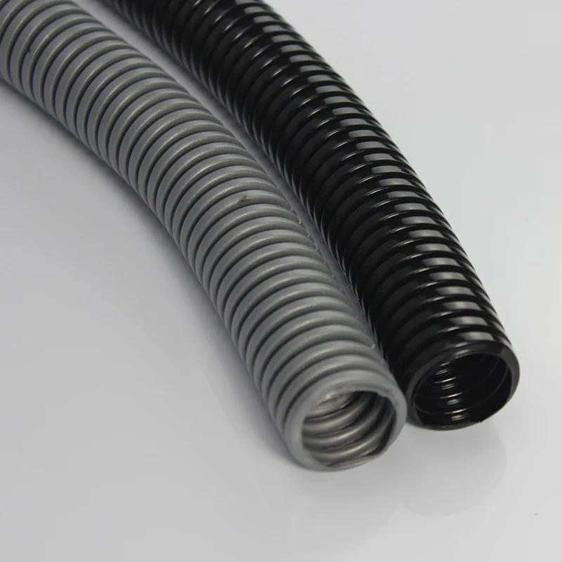 Ripple Flexible Wire Loom Corrugated Split Plastic Tube