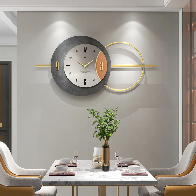 Luxury clock watches hanging clocks living rooms modern minimalist internet celebrities grand home restaurants decorative clocks